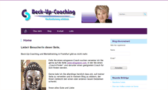 Desktop Screenshot of beck-up-coaching.de